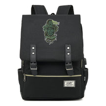 School Of Witchcraft And Wizardry Youth Student Backpack Usb Leisure Belt Buckle Backpack