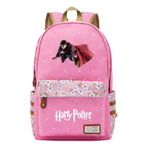 School Of Magic School Teen School Bag Floral Canvas Girl Backpack