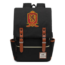 School Of Witchcraft And Wizardry Youth Backpack Usb Leisure Belt Buckle Backpack