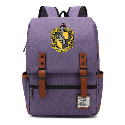 School Of Magic Printed Schoolbags For Men And Women Leisure Belt Buckle Classic Backpack 38*27*12.5cm