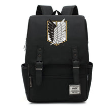 The Giant Of Manga Attack Printed Teenage Student Backpack For Men And Women With Casual Belt Buckle Classic Backpack 38*27*12.5cm