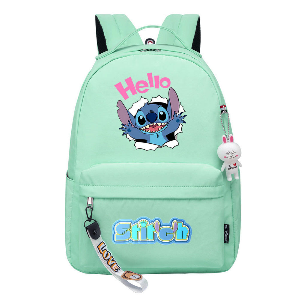 Interstellar Baby Stitch Printed Youth Student School Bag For Men And Women Leisure Travel Bag For Women Backpack