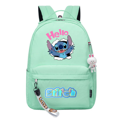 Interstellar Baby Stitch Printed Youth Student School Bag For Men And Women Leisure Travel Bag For Women Backpack