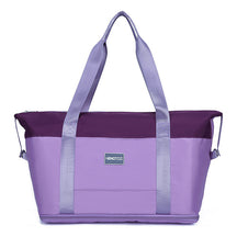 Contrast Color Luggage Bag, Travel Bag, Large Capacity Wet Dry Separation Sports And Fitness Bag, Shoulder Bag