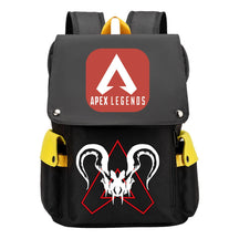 Apex Hero Print Usb Charging Cap Headpiece Student Backpack Leisure Backpack