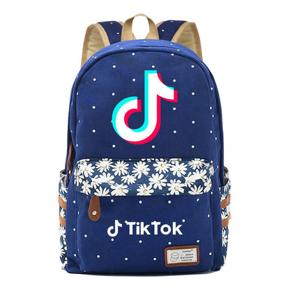 Short Video Student Backpack, Fashionable And Casual Backpack