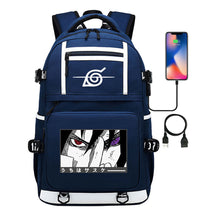 Fashionable Naruto Usb Youth Student School Bag Men's And Women's Backpack Leisure Travel Bag