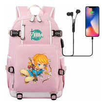 Printed Teenage Student Backpack For Men And Women With Backpacks
