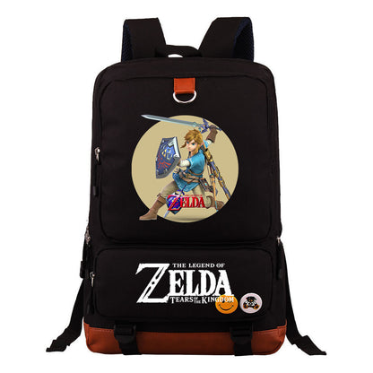 Printed Teen School Bag Travel Bag Backpacks
