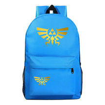 Golden Printed Youth Student Backpack Men And Women's Leisure Backpack