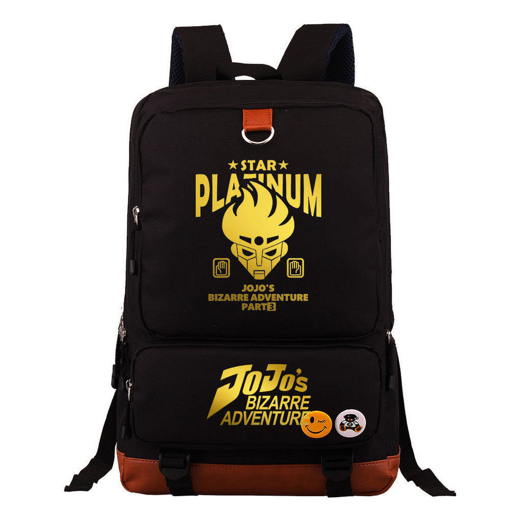 Cartoon Comic Jojo's Wonderful Adventure Youth Student Backpack Backpack Travel Bag
