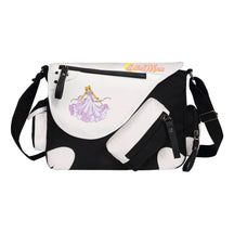 Beauty Girl Warrior Printed Youth Student School Bag Canvas Single Shoulder Bag Men's And Women's Casual Straddle Backpack