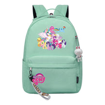Cartoon Pony Unicorn Printed Youth Student School Bag Men's And Women's Leisure Bag Women's Backpack
