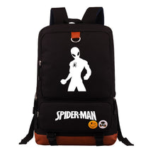 Superhero Printed Youth Student Backpack With Large Capacity Travel Bag, Men's And Women's Backpack
