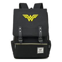 Anime Wonder Woman Printed Youth Student School Bag Men's And Women's Leisure Belt Buckle Backpack