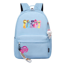 Cartoon Pony Unicorn Printed Youth Student School Bag Men's And Women's Leisure Bag Women's Backpack