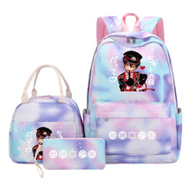 Teenage Student Girl Backpack Lunch Bag Three Piece Set Backpack