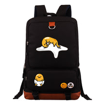 Cartoon Anime Lazy Egg Youth Student Backpack, Large Capacity Travel Bag, Boy's And Girl's Backpack