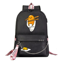 Lazy Egg Usb Youth Student Backpack For Men And Women's Leisure Travel Backpack
