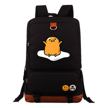Cartoon Anime Lazy Egg Youth Student Backpack With Large Capacity Travel Bag For Boys And Girls Backpack