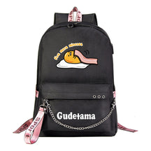 Lazy Egg Usb Youth Student Backpack For Boys And Girls Leisure Travel Backpack
