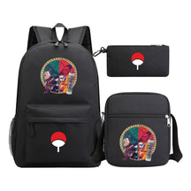 Naruto Starry Sky Youth School Bag Three Piece Set For Boys And Girls Backpack Set