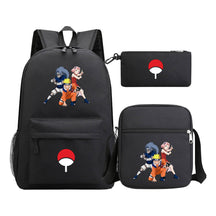 Naruto Starry Sky Youth School Bag Three Piece Set For Boys And Girls Backpack Set