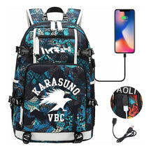 Volleyball Youth Usb Large Capacity Youth Student School Bag Men's And Women's Leisure Travel Backpack