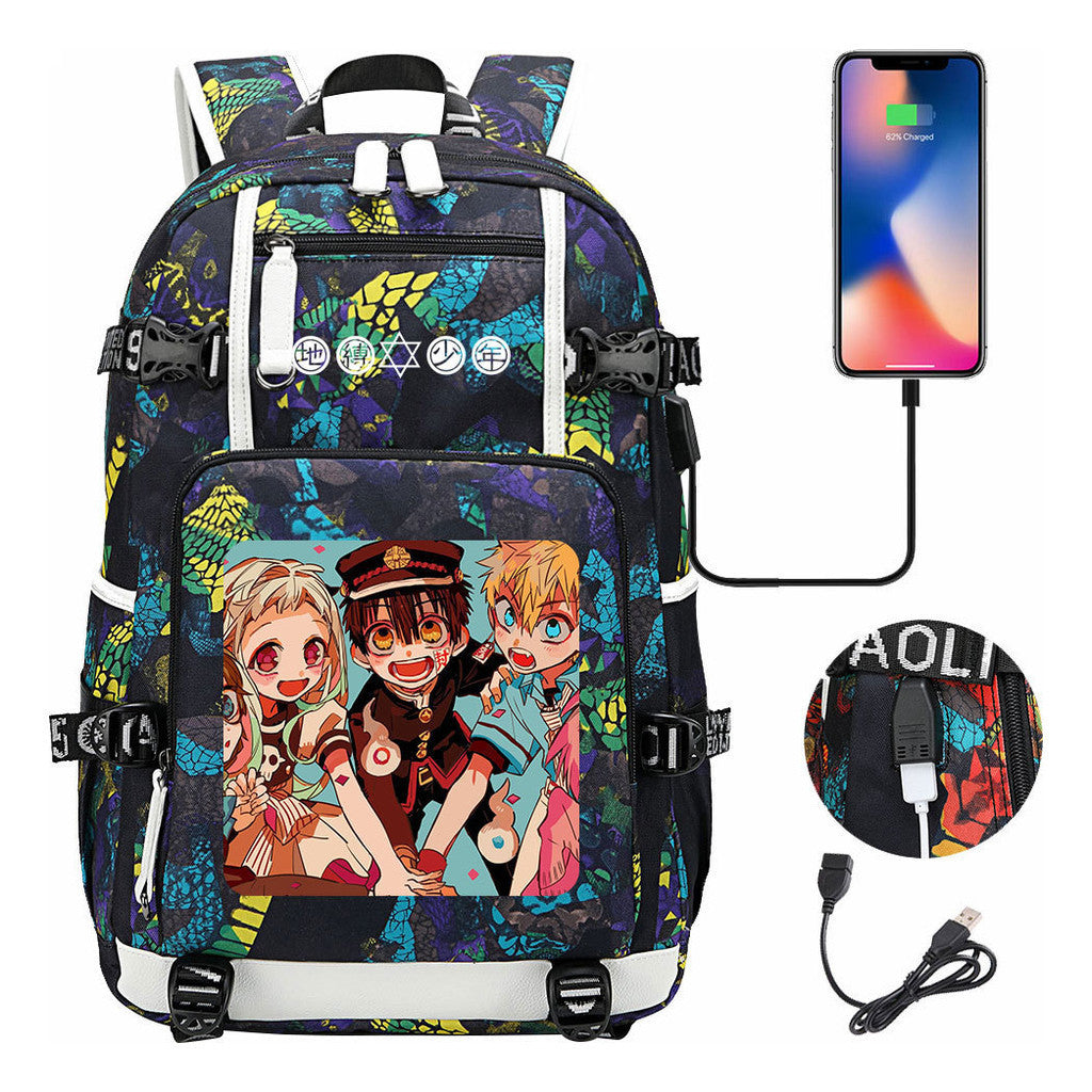 Usb Large Capacity Youth Student Backpack For Men And Women's Leisure Travel Backpack