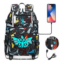 Legend Of Zelda Usb Youth Student Backpack For Men And Women's Leisure Travel Backpack