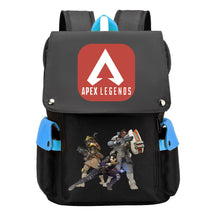 Apex Hero Print Usb Charging Cap Headpiece Student Backpack Leisure Backpack