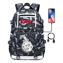 Printed Usb Youth School Bag Backpack Leisure Travel Backpack