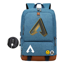 Apex Hero Print Usb Student Backpack Casual Backpack