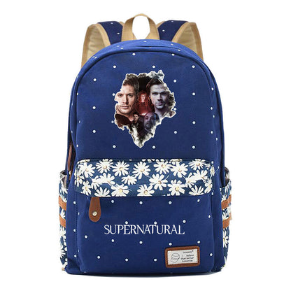 Evil Power Printed Student School Bag Fashion Casual Backpack