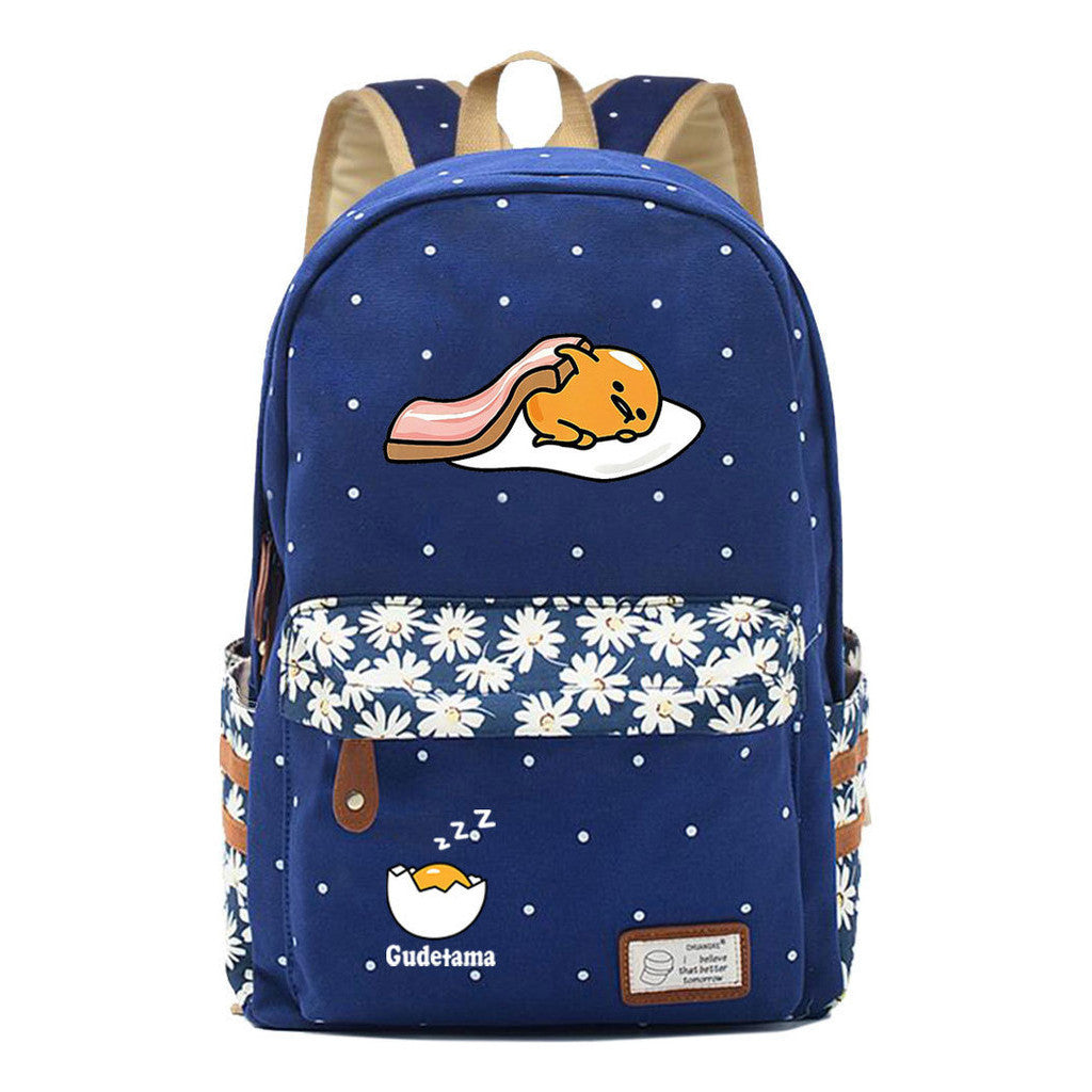 Riman Egg Yolk Student School Bag Leisure Backpack