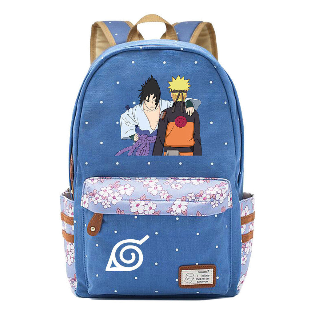 Naruto Youth Student School Bag Fashion Casual Backpack