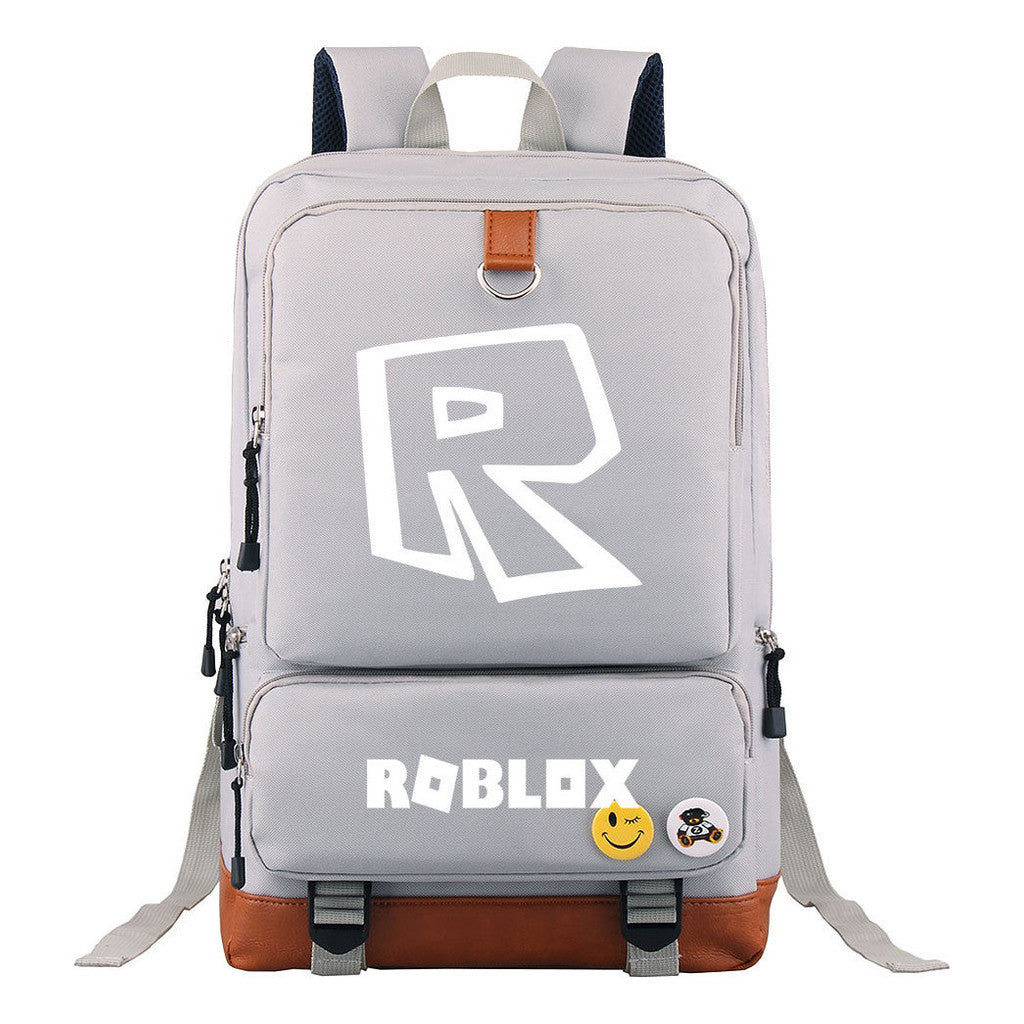 Game Roblox Printed Teenage Student Backpack, Travel Bag, Men's And Women's Backpack