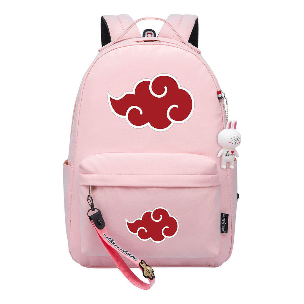 Naruto Printed Teenage Student Backpack, Casual Bag, Girl Backpack