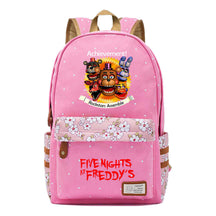 Toy Bear Game Fashion Printed Youth Girls School Bag Men's And Women's Leisure Canvas Backpack