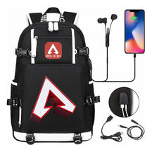 Game Apex Hero Print Usb Large Capacity Youth Student School Bag Men's And Women's Leisure Travel Backpack