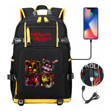 Toy Bear Game Peripheral Usb Youth Student School Bag Leisure Large Capacity Travel Backpack