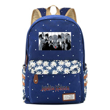 Cartoon Teenage Girl Student Backpack Casual Canvas Backpack