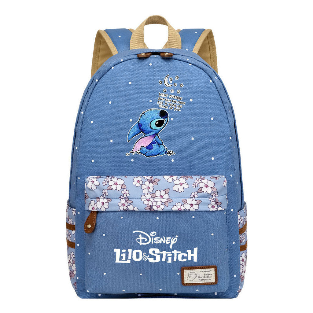 Printed Teenage Student Backpack For Men And Women's Leisure Backpack