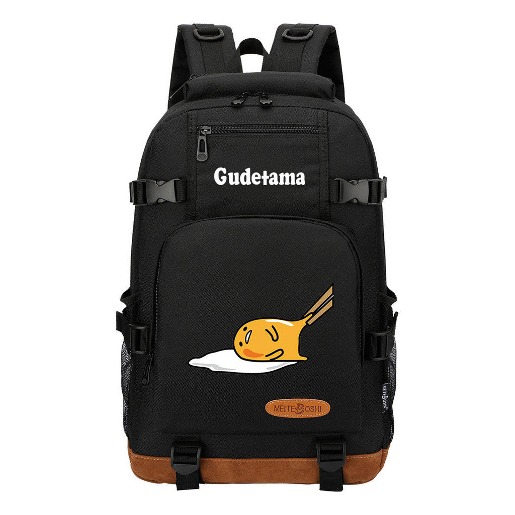 Lazy Teenage Student Backpack, Boys And Girls Backpack
