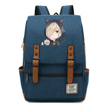 Yuri On The Ice Student Backpack, Men's And Women's Leisure Belt Buckle Backpack