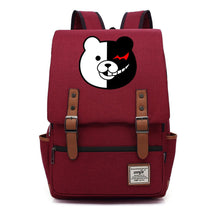 Printed Teenage Student Backpack For Men And Women With Casual Belt Buckle Classic Backpack