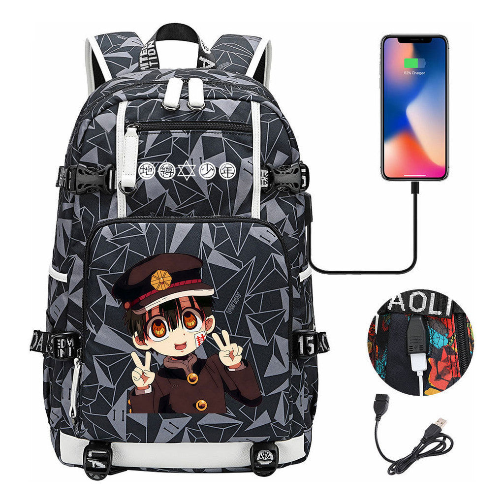 Usb Large Capacity Youth Student Backpack For Men And Women's Leisure Travel Backpack