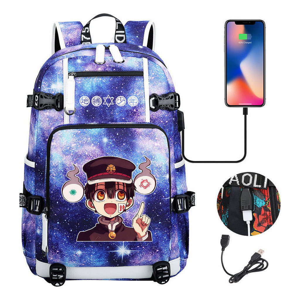 Usb Large Capacity Youth Student Backpack For Men And Women's Leisure Travel Backpack