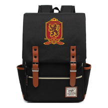 School Of Witchcraft And Wizardry Printed Youth Student Backpack For Men And Women, Casual Belt Buckle, Classic Backpack