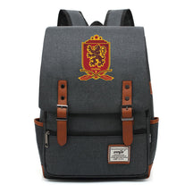 School Of Witchcraft And Wizardry Printed Youth Student Backpack For Men And Women, Casual Belt Buckle, Classic Backpack